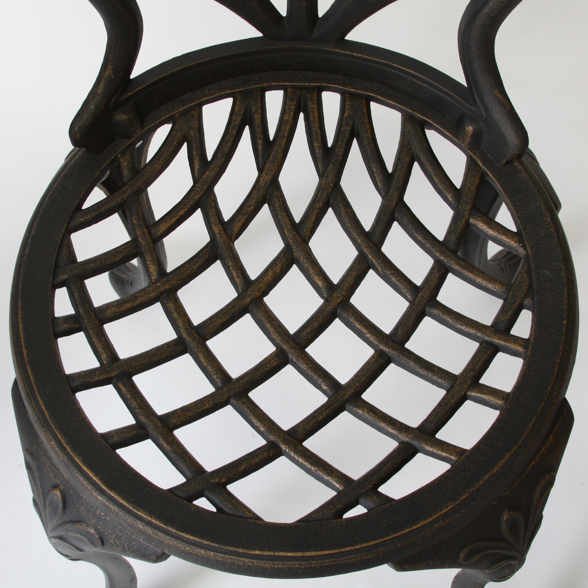 Thomas - 3 Pieces Cast Bistro Set - Black / Gold - Image 12