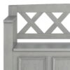 Amherst - Entryway Storage Bench - Fog Gray - Image 5