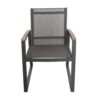 Aresha - Metal Outdoor Dining Armchair (Set of 2) - Gray - Image 7