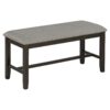 6 Piece Kitchen Dining Table Set Wooden Rectangular Dining Table, 4 Chairs And Bench Family Furniture - Espresso - Image 11