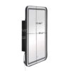 Rectangle Medicine Cabinet Mirror Bathroom Mirror With Storage Wall Mounted Medicine Mirror Cabinet With LED - Black - Image 3