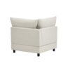 4 Piece L Shaped Modular Free Combination Sectional Sofa Couch With Ottoman - White - Image 15