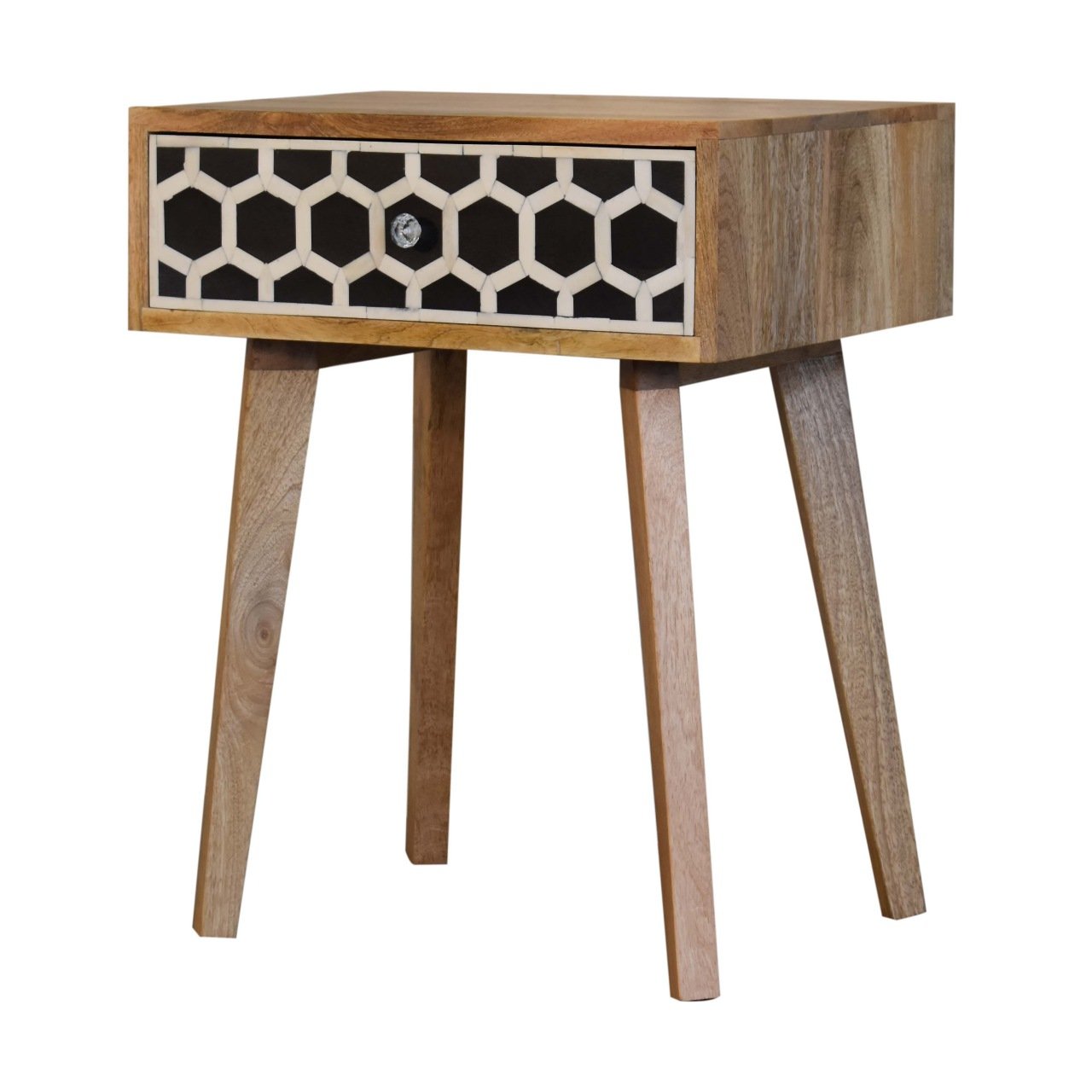 Inlay - Bone Tapered Nightstand - Oak - Image 13