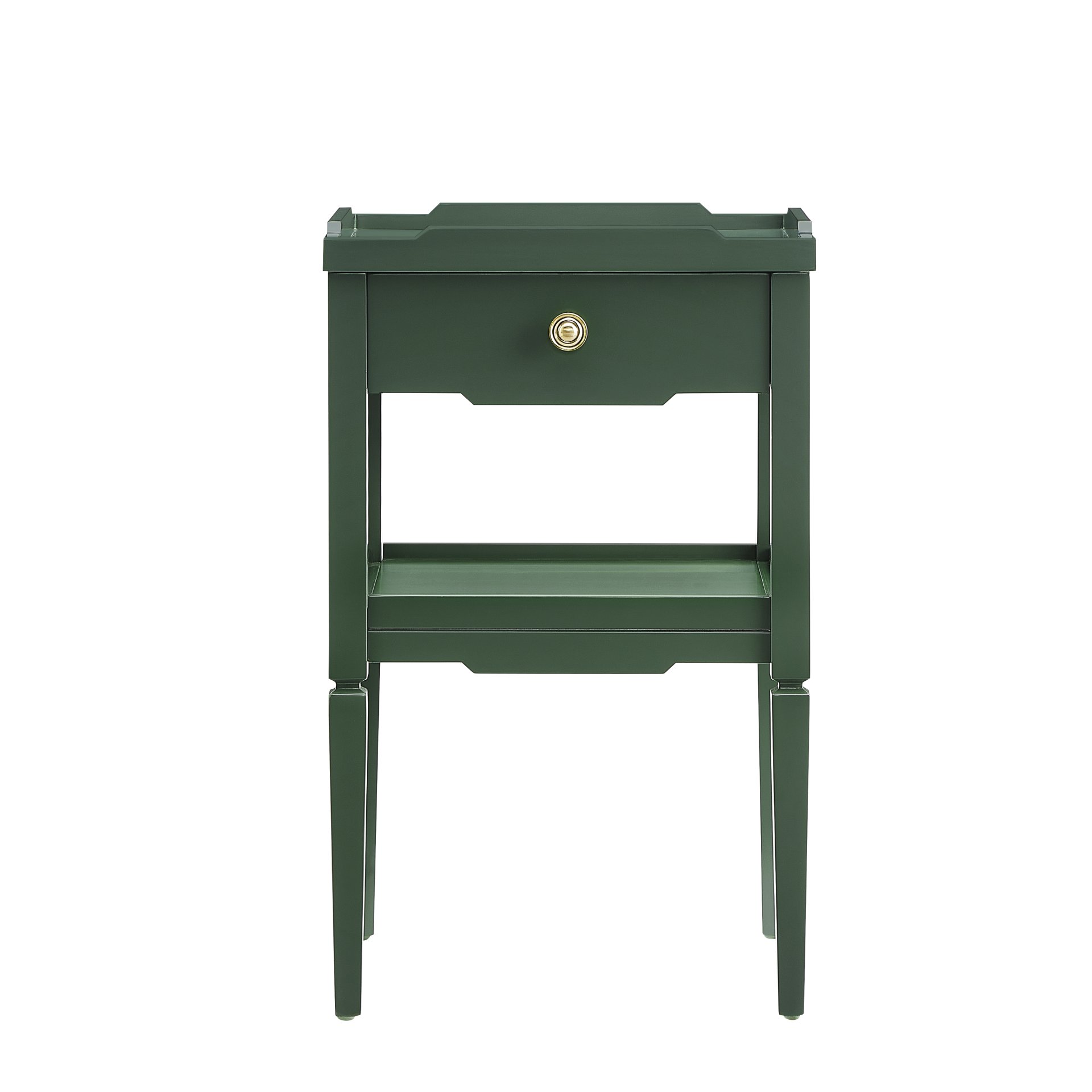 Foley - 1 Drawer Nightstand With Pull - Antique Green - Image 8