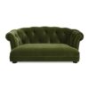 Kiki - Chesterfield Dog Sofa Bed, Medium - Olive Green - Image 3