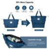 Luggage Set Of 5 Pieces, Expandable Hard Pc Luggage Set With Tsa Lock For Rotating Wheels, Lightweight Rolling Luggage - Dark Blue - Image 5