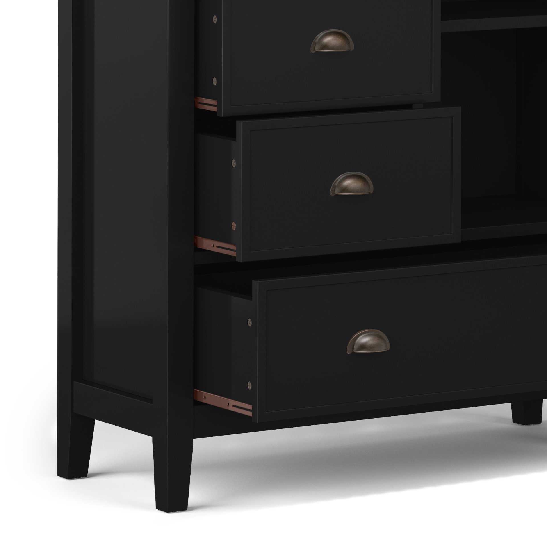 Redmond - Medium Storage Cabinet - Black - Image 4