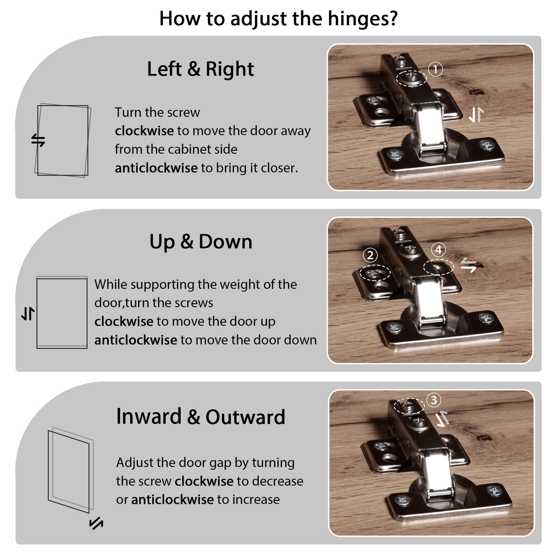 Modern TV With 3 Cabinets & Open Shelves, Color-Matching Media Console Table For Tvs Up To 80'', Entertainment Center With Drop Down Door For Living Room - Dark Brown - Image 7