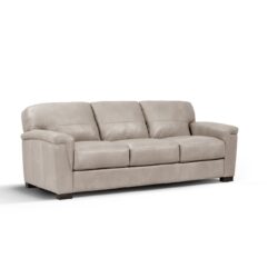 Cornelia - Leather Sofa - Beige