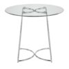 Cece - Contemporary Dinette Table - Chrome / Clear - Image 5