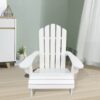 Outdoor Or Indoor Children Adirondack Chair - White - Image 2