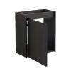 Modern 16" Bathroom Vanity Sink Combo With Ceramic Sink And Cabinet For Small Spaces - Black - Image 22
