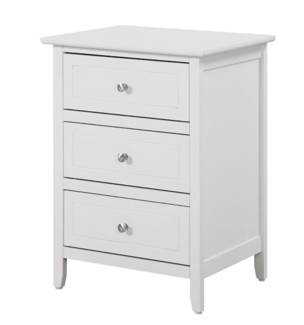 Daniel - Transitional Nightstand - White