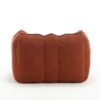 Soft Bean Bag Chair With High Resilient Foam (Chips) - Red / Brown - Image 21