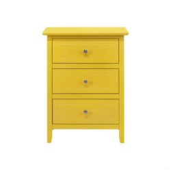 Transitional Nightstand For Bedrooms - Yellow