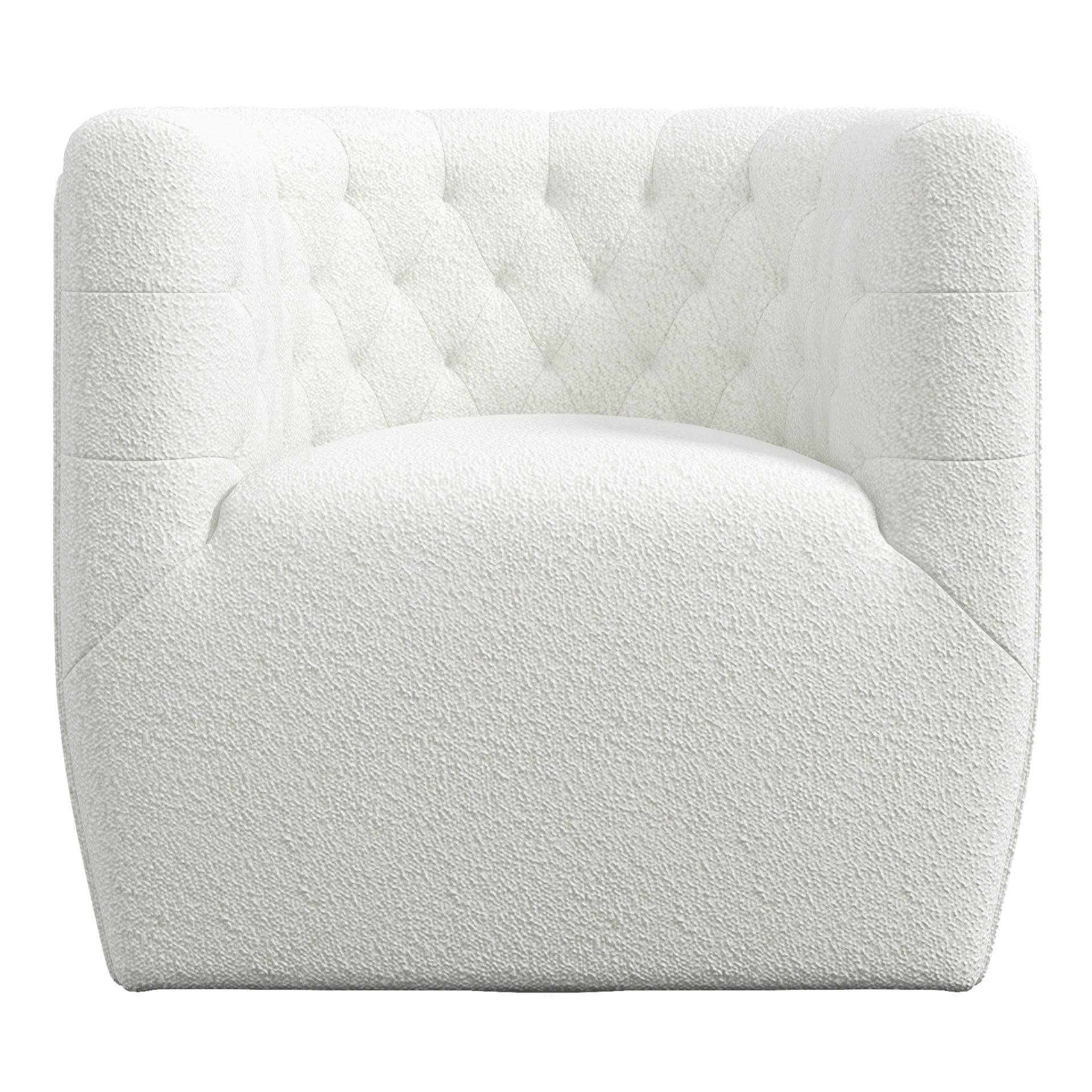 Delaney - Swivel Chair - Fabric - Beige - Image 2