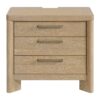 Clove - 3 Drawer Nightstand - Tan - Image 2