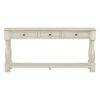 Console Table Long Console Table With Drawers And Shelf For Entryway, Hallway, Living Room - Antique White - Image 11