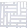 Decorative Freestanding Metal Privacy Screen For Indoor & Outdoor Use - White - Image 9