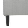 Aspen - King Vertical Tufted Modern Headboard Platform Bed Set - Opal Gray - Image 2