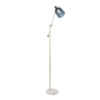Marcel - Contemporary Floor Lamp - Gold / Blue - Image 2