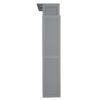 Full Size Murphy Wall Bed With Shelves And LED Lights - Gray - Image 6
