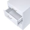 Coleen - High Gloss File Cabinet - White / Chrome - Image 4