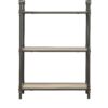 Itzel - Antique Bookshelf - Gray / Oak - Image 7