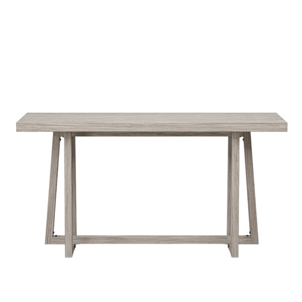 Console Table Stylish Rectangular Entryway Table Outdoor Console Table For Patio Sturdy Construction Hall Table - Gray