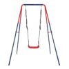 Xiunan Leisure - 2 In 1 Baby Swing Set Safe Playground Accessory - Blue / Red - Image 7
