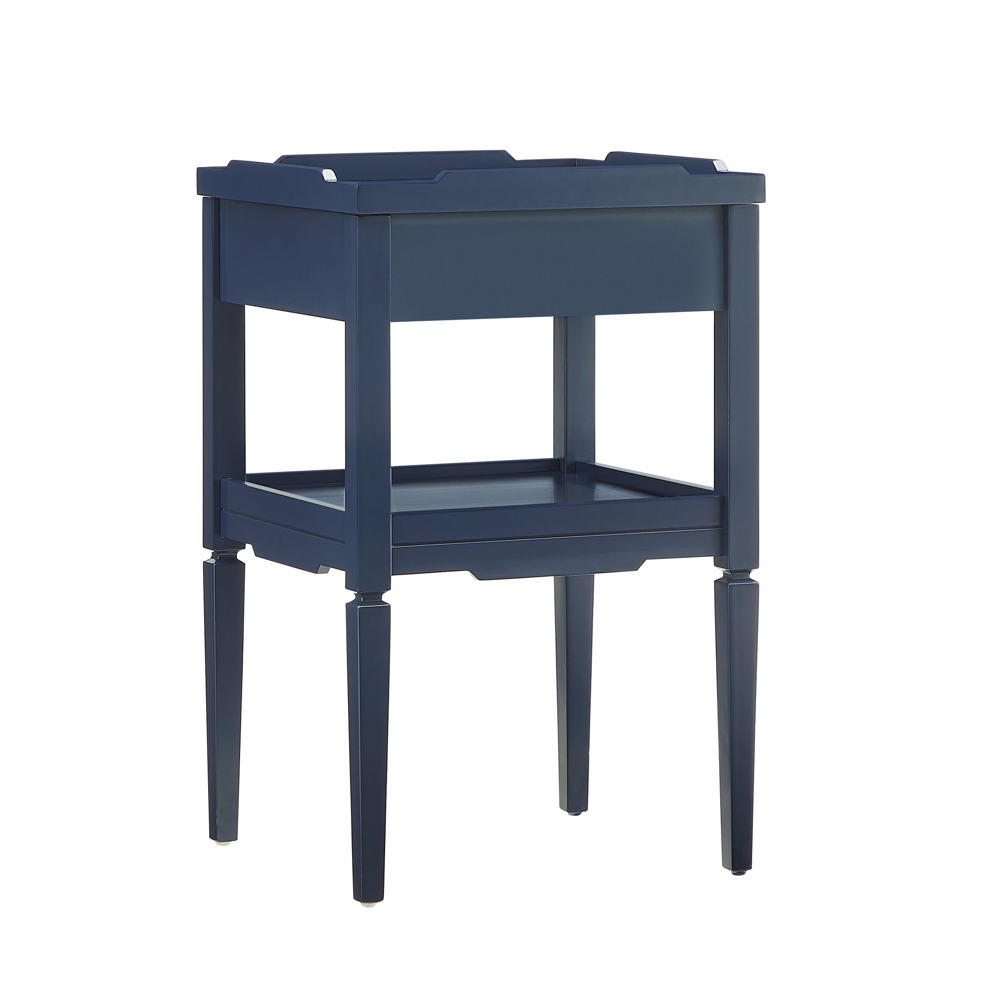 Foley - 1 Drawer Nightstand With Pull - Dark Blue - Image 5