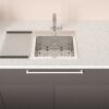 Stainless Steel Drop In Kitchen Sink 15" Topmount 16 Gauge - Gunmetal Black - Image 2