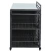 Outdoor Kitchen Island With Storage, Cooking Station, Grill Cart, Foldable Tabletop, And Bottle Opener - Dark Brown - Image 16