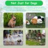 Dog Playpen Foldable 24 Panels Dog Pe Height Pet Enclosure Dog Fence Outdoor With Lockable Door For Large / Medium / Small Dogs, Puppy Playpen, RV, Camping Pet Fence - Black - Image 7