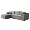 Compression Sectional Couch With Comfy Chaise, Boneless L Shape Sofa With Deep Seat, Minimalist Modular Couches Sleeper - Gray - Image 14