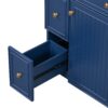 Bathroom Vanity Cabinet With Sink - Blue - Image 19