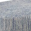 Nate - Square Pouf - Patterned Denim Melange - Image 4