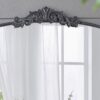 Classic Design Large Arch Mirror And Baroque Inspired Frame For Living Room Bathrrom Enterway Console - Black - Image 10