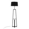 Cosmo - Shelf Contemporary / Glam Floor Lamp - Black - Image 5