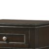 3 Drawer Nightstand With USB - Mahogany - Image 3