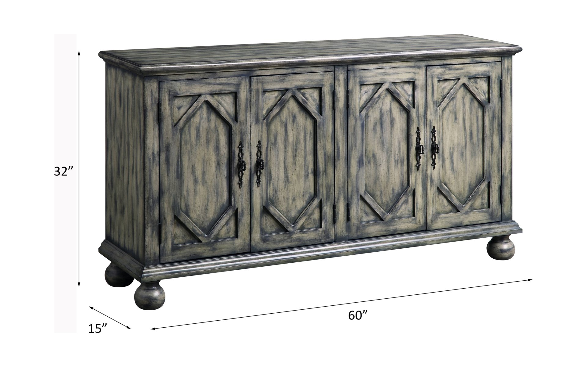 Pavan - Console Cabinet - Gray - Image 5