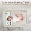 Eco Friendly Hdpe Baby Diaper Changing Table With Removable Safety Belt And Easy Clean Surface - White - Image 10