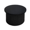 Coffee Table (Set of 2), Round Coffee Table, Modern Side Tables Accent End Table For Living Room - Black - Image 14
