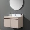 Elegant Vanity Top With Undermount Sink And Backsplash - White Carrara Marble - Image 18