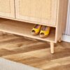Multi Functional Modern Minimalist Shoe Cabinet Seamlessly Fits Into Nordic, Japanese, And Industrial Style Interiors - Natural Wood - Image 19