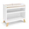Livia - Multi Purpose Changing Table - White, Natural - Image 2