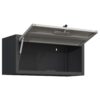 Heavy Duty Metal Wall Mounted Tool Storage Cabinet Steel Metal Garage Storage Cabinet - Black / Gray - Image 7