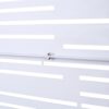Outdoor & Indoor Freestanding Metal Privacy Screen, Decorative Privacy Fence Panels - White - Image 6