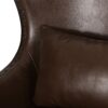 Accent Chair With Nailhead Trim And Birch Wood Legs - Dark Brown - Image 11