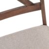 Dining Chair Side, Upholstered For Dining Room, Transitional (Set of 2) - Beige - Image 7